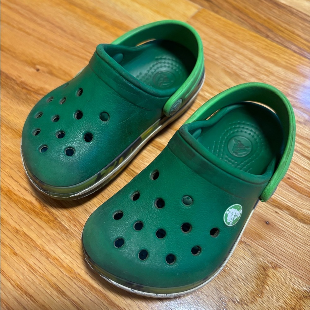 Green Kids Clogs